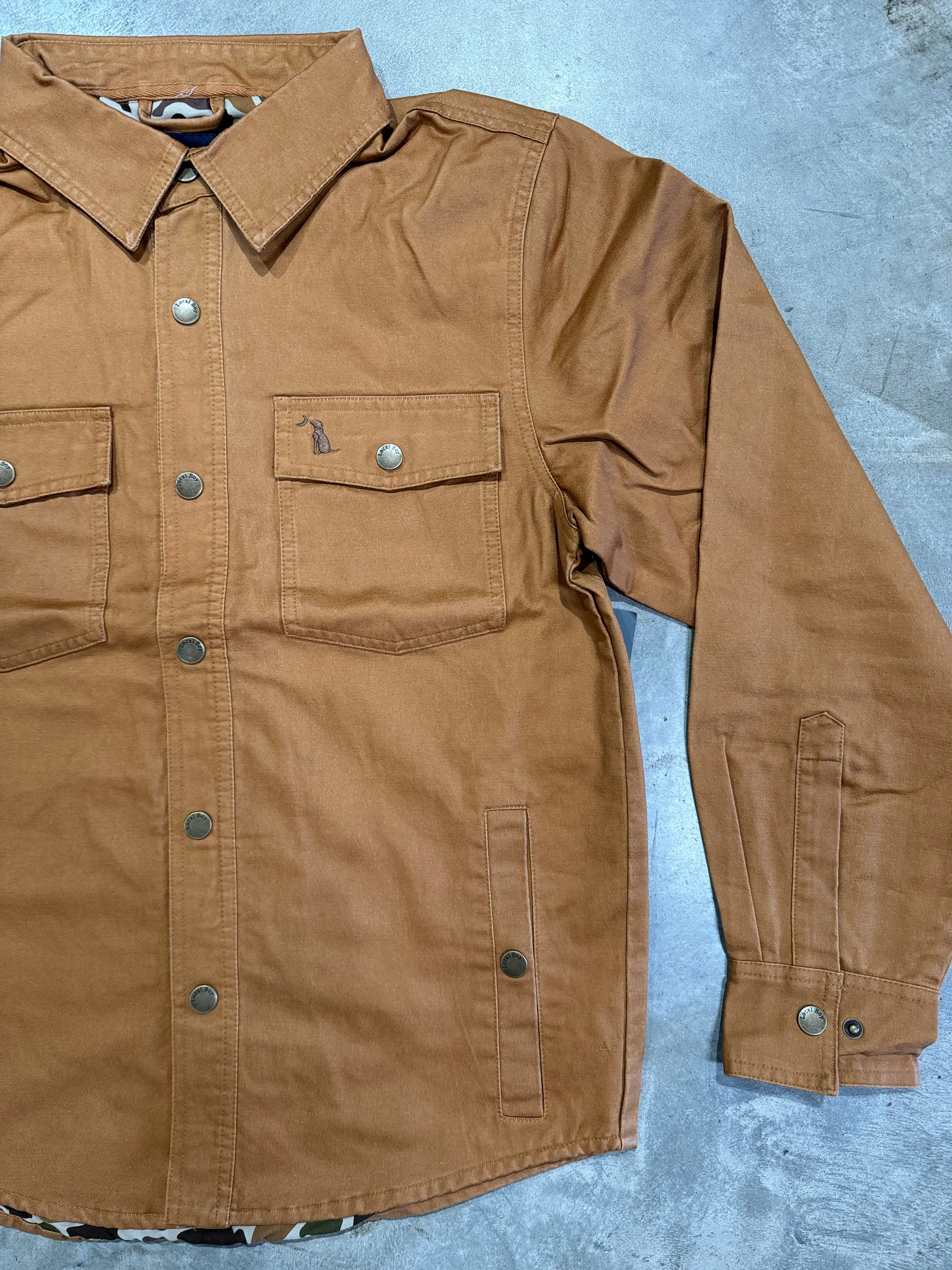 Sportsman's Shacket - Rustic Oak