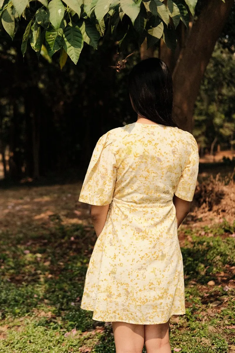 Summer Rose Dress | Eco-printed with Marigolds and Roses