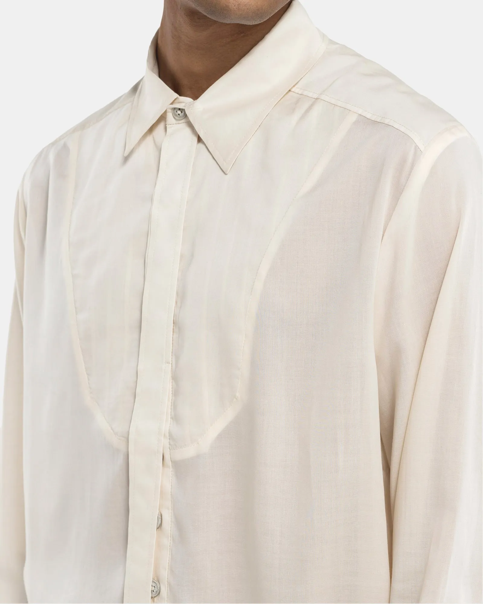Translucent Tunic in Beige