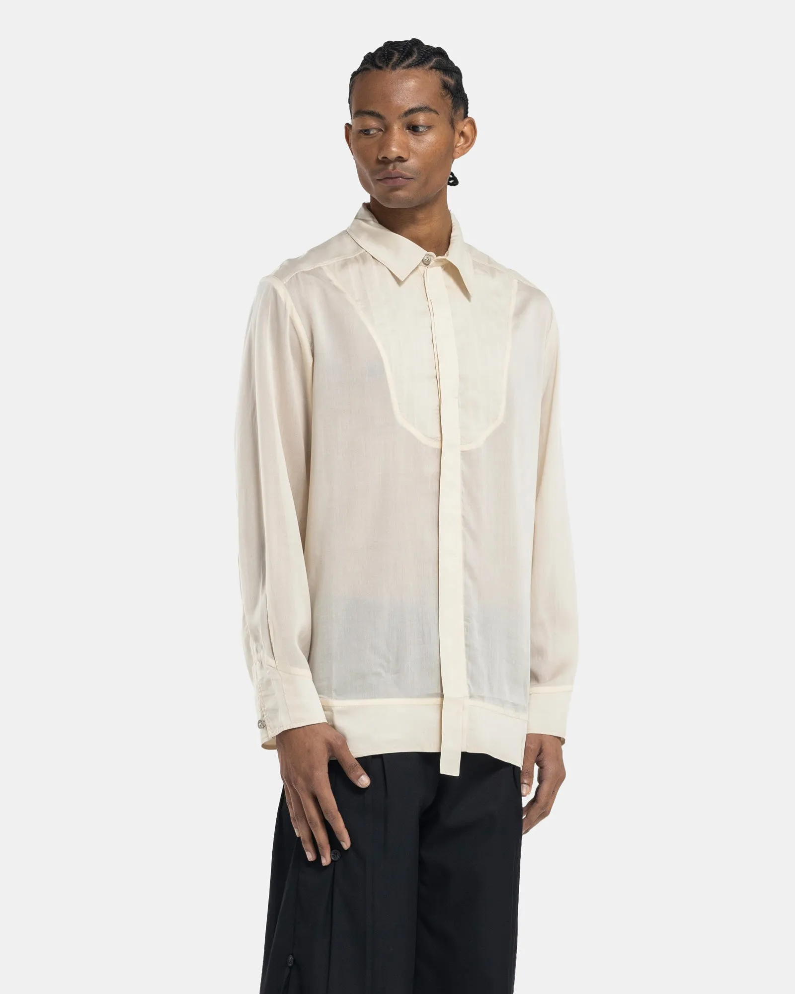 Translucent Tunic in Beige