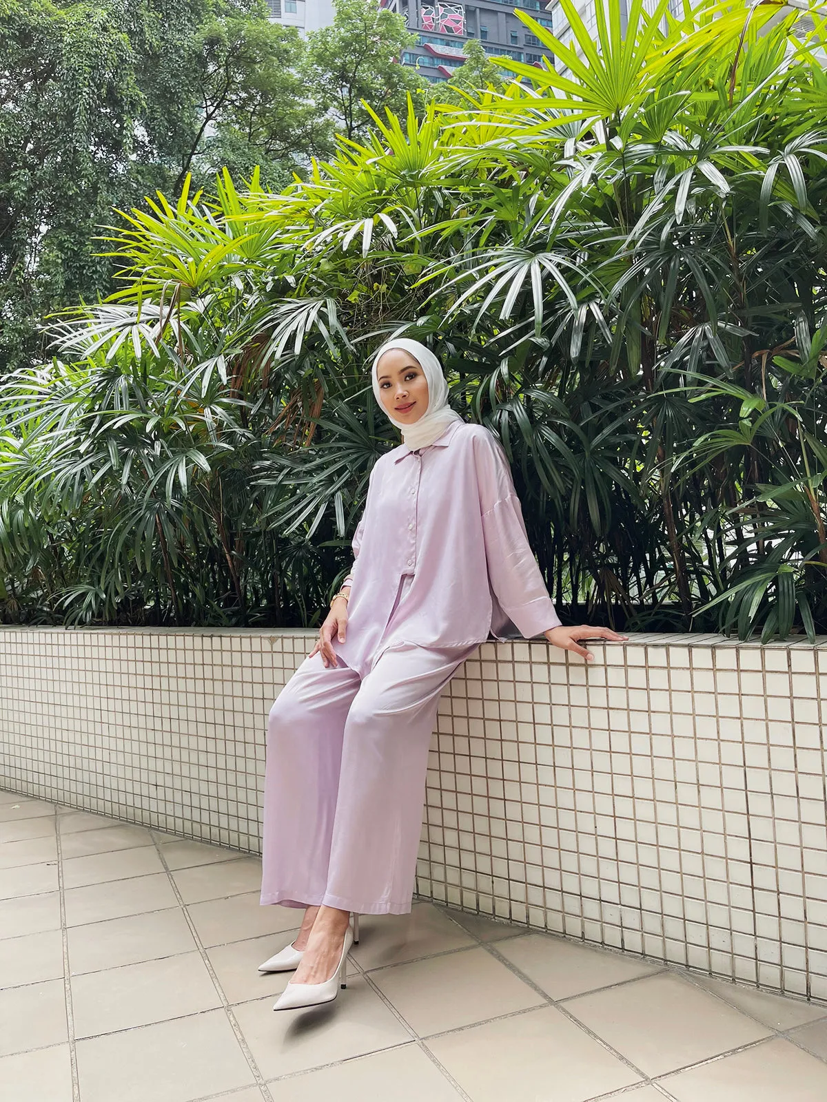 VISION - Relaxed Shirt - Lilac Frost