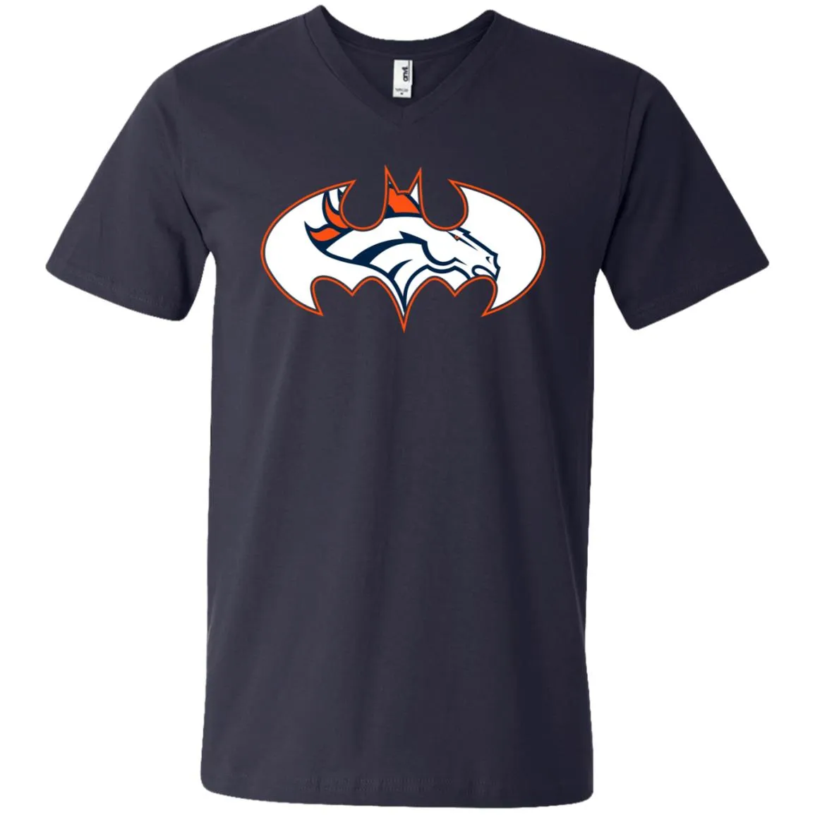 We Are The Denver Broncos Batman Nfl Mashup Men V-Neck T-Shirt