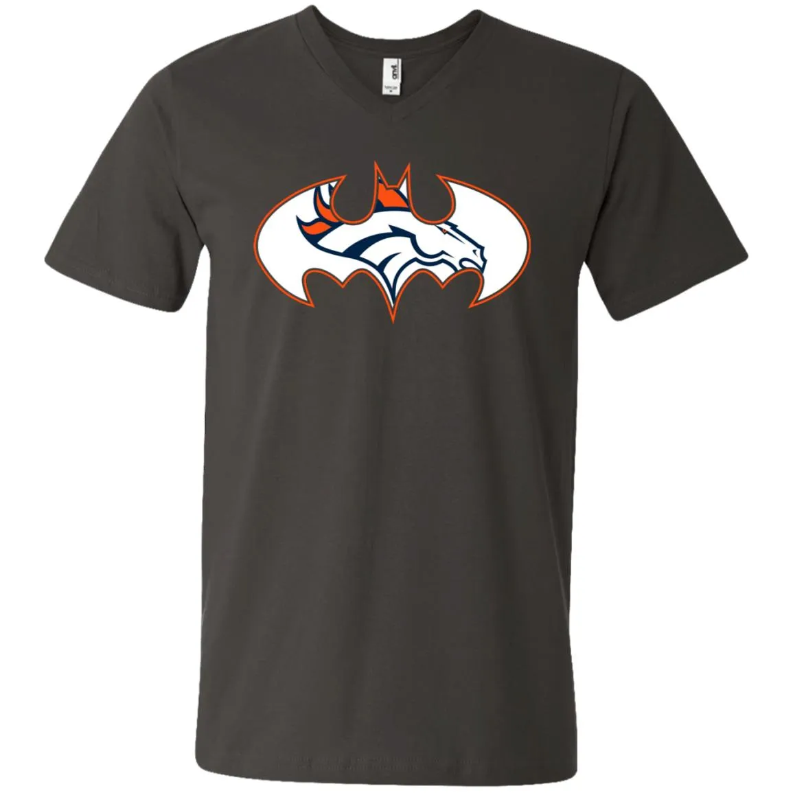 We Are The Denver Broncos Batman Nfl Mashup Men V-Neck T-Shirt