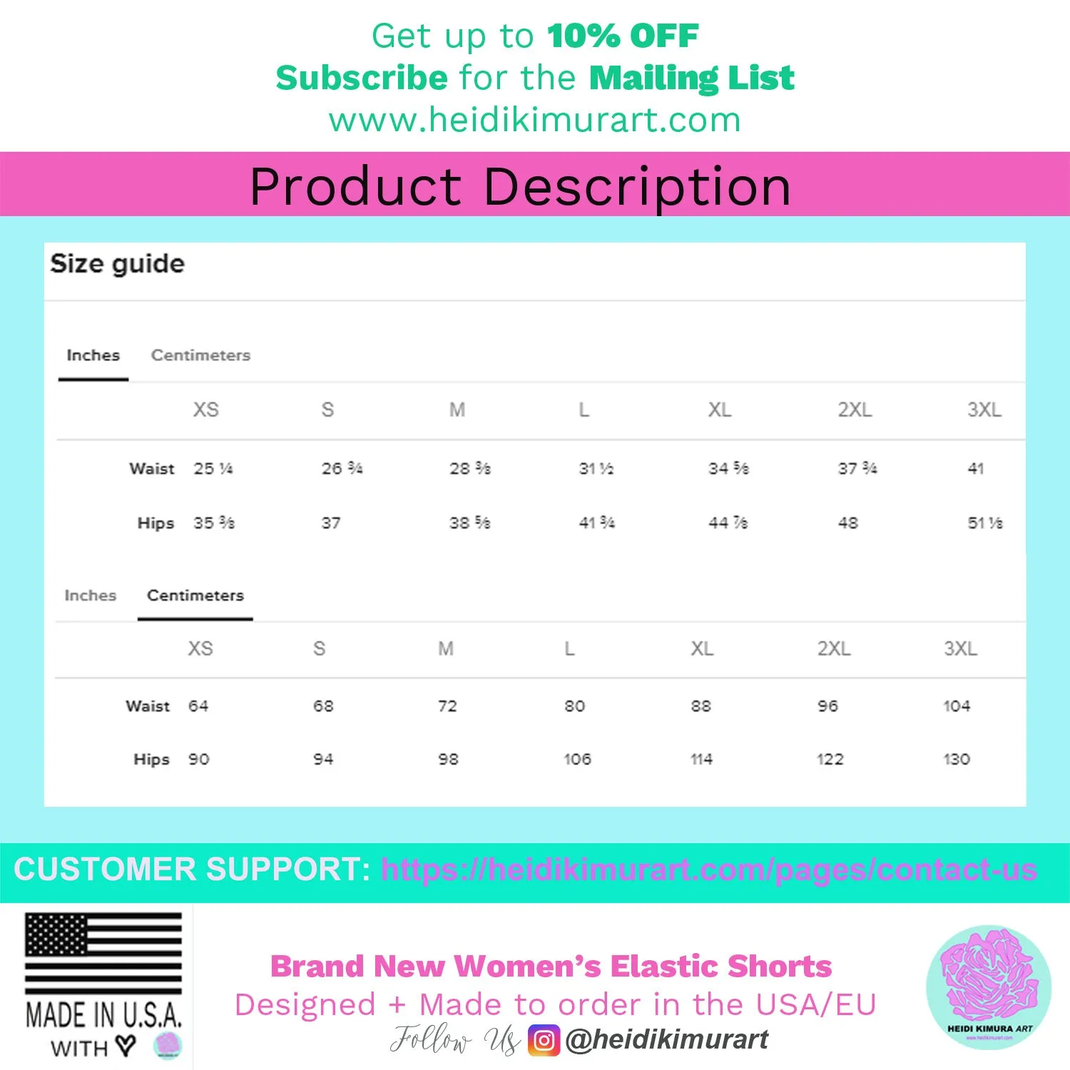 Yellow Solid Color Women's Shorts, Elastic Solid Color Ladies' Gym Tights-Made in USA/EU/MX